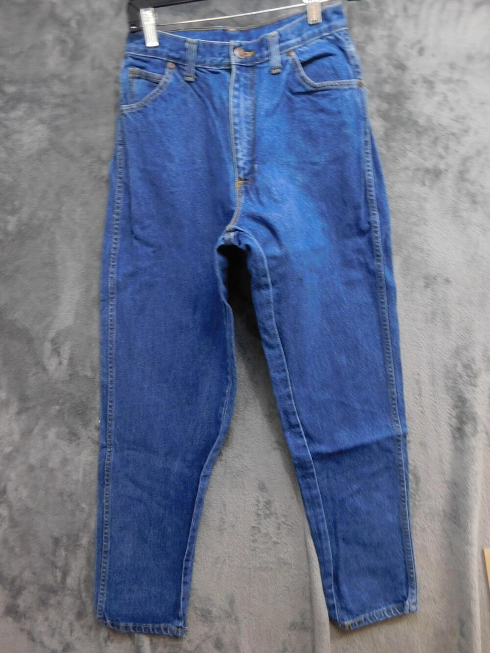 Vtg Congo Jeans Womens 12 Blue Tapered High Rise Medium Wash Denim 30 Inseam USA